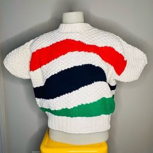 Vintage Liz Claiborne Knitted by Hand Sweater Sz M